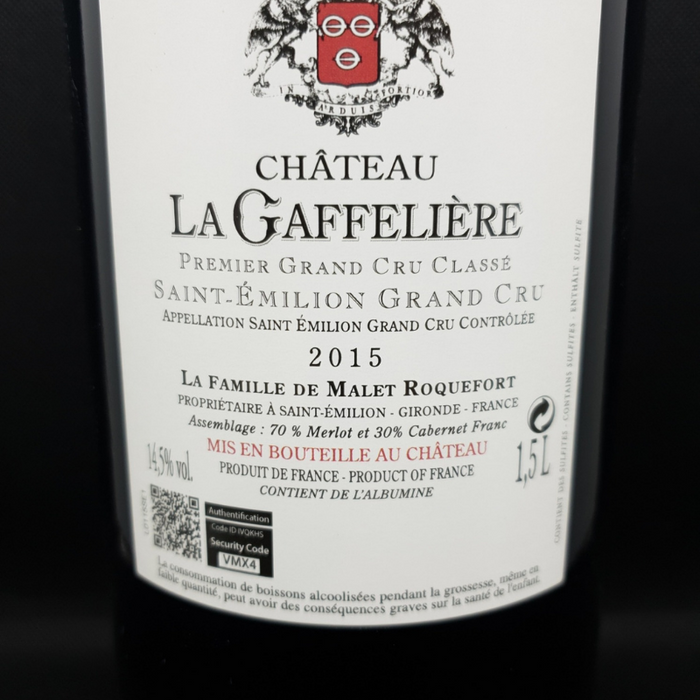 La Gaffelière 2015