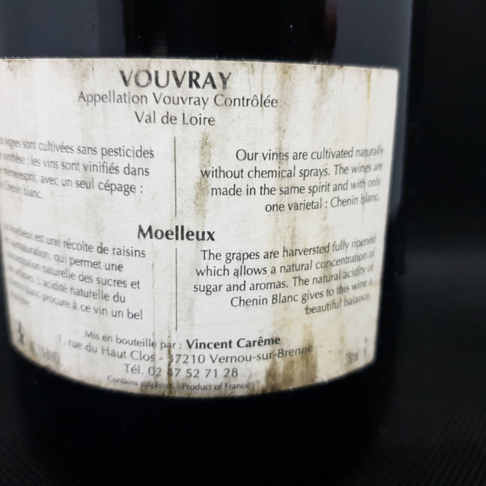 Vouvray moelleux 2009 BIO
