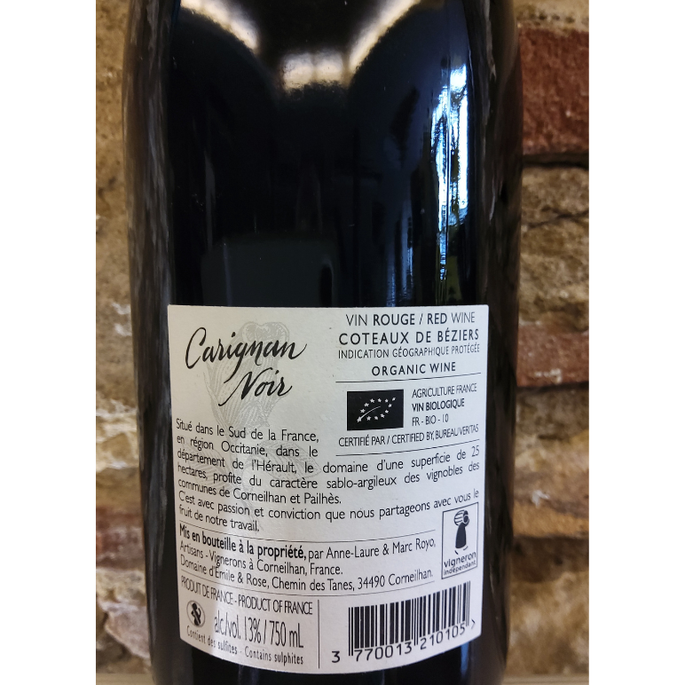 Carignan noir BIO 2020